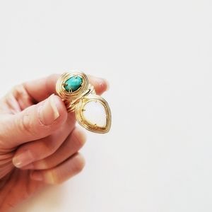 Kendra Scott Lois Cocktail Ring in Teal Mosaic